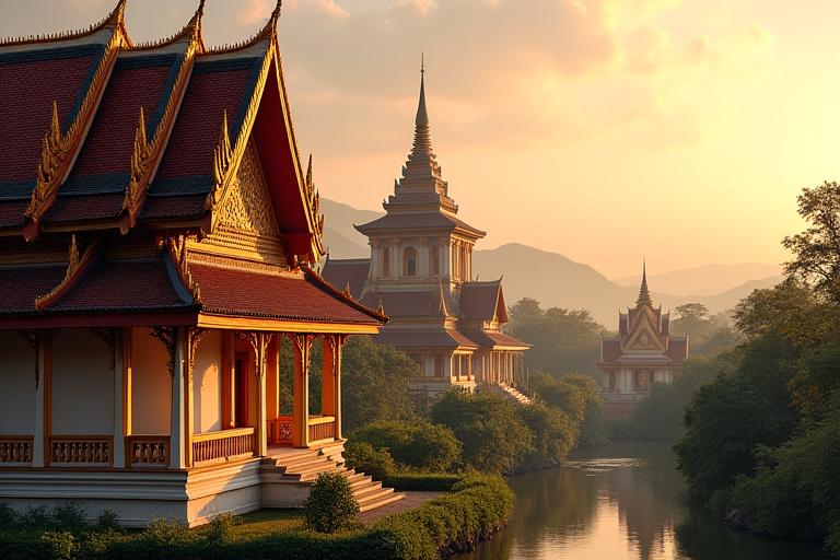 Buddhist temples in Luang Prabang, Laos